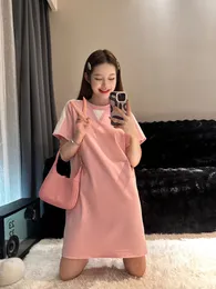 チャン2024 CCピンクのドレススカートデザイナースカートレディスデザイナー衣料ドレス