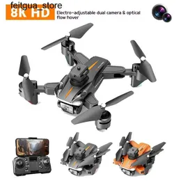 DRONES P11S H3 PRO MAX DRONE 8K HDEDEFINITION Dual Camera Professional Aerial Photography 360 Hinder Undvikande Fyra Rotor Distance Toy S24513