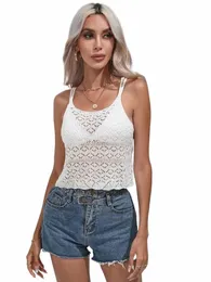 Czołgi damskie BornTogirl Y2K Sexy Camis Crop Tops Kobiety Spring Summer Streetwear Holiday Solid Hollow Beige Top 2023 Y8HF#