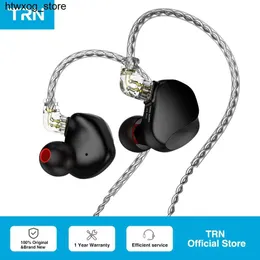 Наушники наушников TRN VX Pro 8ba+1DD Гибридный металл в ушных наушниках IEM Hifi Monitor.