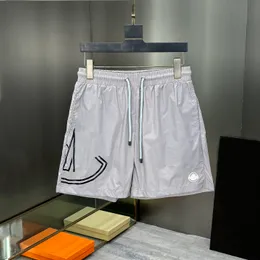 Paris Designer Shorts Luxo masculino Nada curta clássica 3D Bordado em relevo, shorts de corrida casual de seca rápida calça de praia de nylon short m-xxxxl