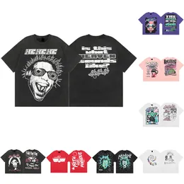 TシャツデザイナーTシャツヒップホップファッショングラフィックティーストリートグラフィティレタリングフォイルプリントビンテージブラックルーズフィッティングサイズS-XL