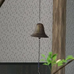 Decorative Figurines Cast Iron Wind Chime Vintage Hanging Bell For Garden Balcony Front Door