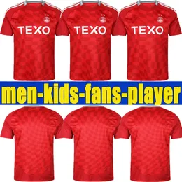 Ny Aberdeen Soccer Jersey 24 25 Hemröd bort 2024 2025 Fotbollskjorta toppar sportkläder