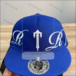 2024 Neuer heißer Verkauf Gecher Brim Hats Luxus hochwertiger Trapstar London Hat Limited Edition Sticked Baseball Cap Ball Caps Rapper Street Pop Snapback Fe9f