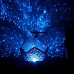 Nocne światła Zagraj w Gwiare Sky Projekcja Światła Romantyczne snów Rotujący Projektor Starlight All Star Creative Night Light S240513