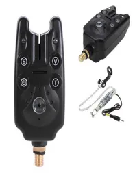 1pc 2 LED Einstellbare Tonvolumenempfindlichkeitsempfindlichkeit Schall Alarmfischerei Biss Alarm Wasserfischer Fangalarm Fischereistange H106817260