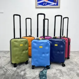 10A Italian Damaged Case Luggage Suitcase Men Women Travel Spinner Suitcases Large Capacity Colourful Password Suitcase Boarding Luggage 20