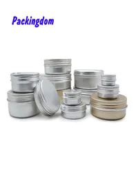 50pcs 5g 10g 15g 20g 50g 50g 80g 100g 200g Aluminium Tin Jar Lip Balm Container فارغ شمعة الحاويات المعدنية Cream Pot Box Cx7919707