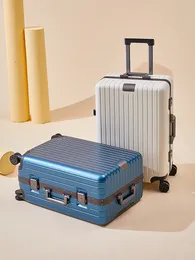 Дизайнерский багаж с колесами путешествий чемодан для мужчин женский багажник сумка с большой емкостью