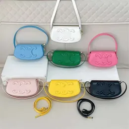 2024 Роскошная новая топ -дизайнерская сумка многоцветная сумочка женская сумка для плеча кросс -кубика Сумка