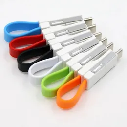 3 in 1 USB -Kabel Micro USB Typ C Beleuchtungskabel für Samsung Xiaomi Huawei Mini Keychain Ladekabel Hardware -Kabel