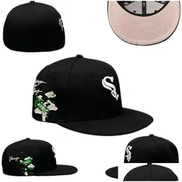 Snapbacks 2023 Dopasowane rozmiar projektanta baseball piłka nożna Flat Casual Caps list haft haftowa wszystkie drużyny sportowe świat światowy fl zamknięty DH6DN