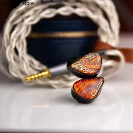 ヘッドフォンイヤホンCKLVX D41 IEM 1DD+4BAハイブリッドテクノロジーインイヤーHIFI 10ドライバーインイヤーモニターヘッドフォン2ピンバランスプラグノイズキャンセルS24514 S24514