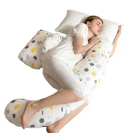 Mutterschaftskissen Schwangere Womens Side Pillow Care bequeme Baumwolle Schwangerschaftsunterstützung Taille Pad H240514