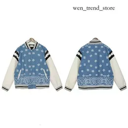 Rhude Mens Varsity Jacket Y2K American Vintage Baseball Jacke Damen Sticked Print High Street Coat erhältlich in einer Vielzahl von Rhude Jackets 103