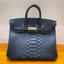 10s tasarımcı çantası 25cm 30cm 35cm ithal yılan derisi tote çanta balmumu ipliği tamamen el yapımı en çok satan lüks çanta balmumu hattı dikiş üst uç kutu
