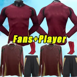 2024 25 Belgium Soccer Jerseys Football Shirts Belgique National Team 2024 2025 Witsel de Bruyne R.Lukaku E.Hazard Mertens Fans Player Version Long Sleeve