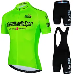 Tour de Italy Ditalia Cycling Mtb Jersey Men Set man Bike Outfit da uomo Abbigliamento da uomo Shorts Shorts Cycle Summer Clothes 240426