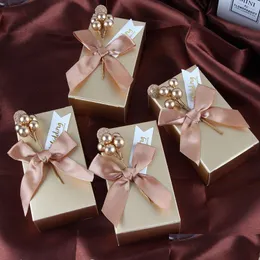 Gift Wrap Wedding Favor Candy Boxes Birthday Party Decoration Paper Bags Event Supplies Packaging Box 230704 Drop Delivery Home Gard Dh6Bv