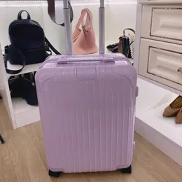 Fashoin luksusowe pudełka walizka walizka torba podróżna luksusowe przenoszenie bagażu z kołami przednie otwarcie hasła do stojaku bagażowego