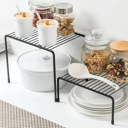 Küche Aufbewahrung 1pc einschichtes Gewürz Jar Pot Regal Closet Space Spardarge Garderobe Organizer Multifunktionales Metallregal
