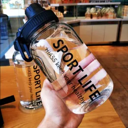 Bottiglie di vetro in bottiglia di acqua creativa yomdid per le bevande portatili portatili per bottiglie sportiva per campeggio