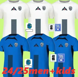 New Slovenien Soccer Jersey 2024 2025 Sesko Home White Away Blue 24 25 Benjamin Football Shirts Adult KDIS Kit