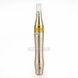 Uppladdningsbar Dr Pen Ultima Electric Microneedling Gold Derm Pen Micro Needle Therapy Dermapen för rynka och anti -åldrande med 52PC6017451