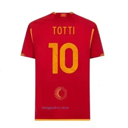 Mężczyźni Kobiety Dybala Lukaku koszulki piłkarskie Aouar Fani Maglia Pellegrini Belotti Smalling Abraham Totti Football Shirts Romes Mancini Kids Quick Dry Fit