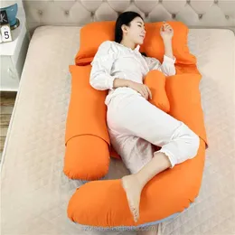 マタニティ枕卸売人気のあるカスタムシュレッドボディ妊娠およびベビーケアのための快適な調整可能な綿枕H240514