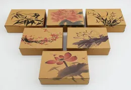 Classico pacchetto di caramelle Biscuit Gift Box Inchiostro cinese e Wash Painting Mooncake Box7633954