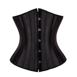 Bustiers Korsetts sexy Bustier Tops Satin Underbust Taille Corset Cincher Slimming Unterwäsche 6xl für Verlustgewicht Vintage TopsBustier Dhiqn