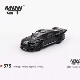 다이 캐스트 모델 자동차 미니 츠 1 64 Shelby GT500 Dragon Snake Concept Black Alloy Car Model MGT575 T240513