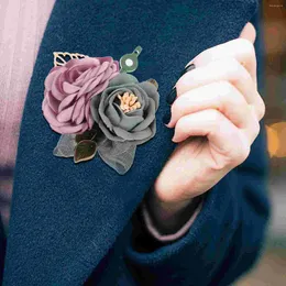 Brooches Alphabet Flower Magnets Magnet Pin Corsage For Handmade Wedding Bride