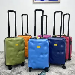 Brand Italian Damaged Case Luggage Suitcase Men Women Travel Spinner Suitcases Large Capacity Colourful Password Suitcase Boarding Luggage 20