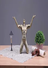 Abstract Pessoas Moldam Modern Sculpture Statue Ornament Crafts for Home Decorations HD221558067
