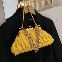 Plisted Lingge Fashion Shell Bag Women Wszechstronna torebka
