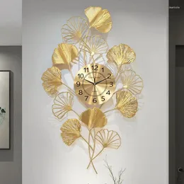 Wanduhren Orientalische Kunst Luxus Uhr Design großer minimalistisches Modes Schlafzimmer Wohnzimmer Horloge Murale Home Decor