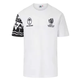 Rugby Jerseys 2023 Fiji English Football Jersey Fiji White T-shirt S-3XL