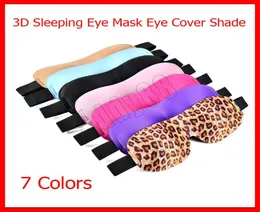 2019 New Vision Care 3D Natural Eye Sleeping Masks Cover Occhio Obbligo Travel EyePatch 7 Colori DHL 2526472