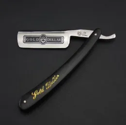 Straight Razor Shaving Pro Gold dollar razors Stainless Steel blade 66 10PCSLOT NEW9276562