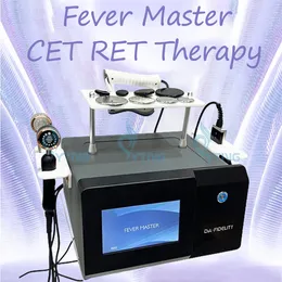 448Khz Fever Master Indiba Tecar Therapy Machine RET CET RF Diathermy Body Sculpting Fat Burning Physiotherapy Pain Relief