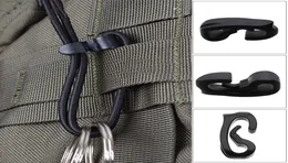 50pcslot Outdoor -Rackel -Kunststoff -Haken Seilschnallen elastischer Seilkabel Bungee Krawatten mit Haken Camping -Rucksackbeutel Teile1561424