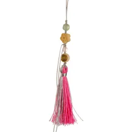 عقدة صينية Jade Bead Tassels DIY Craft Art Jewelry Sachet Carting Car Key Chain Decor