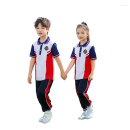 Set di abbigliamento C027 Le uniformi della scuola elementare Sport incontra cerimonie di apertura casual da uomo e da donna casual