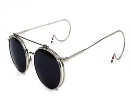 Steampunk2016 New GDragon Vintage Round Flip up Sunglasses Women Men Retro Steampunk mirrored Glasses Points Fashion Shades S8613483715