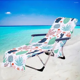 Chaves de cadeira Shell Beach Lounge Capa Toalha de verão Cama Cool Jardim banho de sol preguiçoso Mat de esbelto