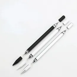 Universal 2 em 1 fibra caneta caneta desenho de caneta capacitiva caneta caneta caneta para telefones móveis acessórios de caneta inteligente