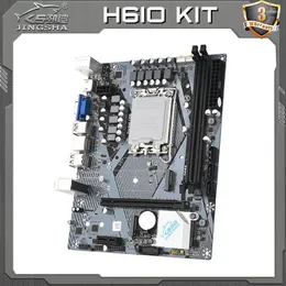 Anakartlar Jingsha H610 Anakart LGA 1700 H610M PLACA BASE MAE MADRE LGA1700 DIY Oyun Bilgisayar Ana Kurulu